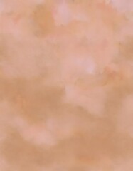 Fototapeta premium Abstract beige background with soft pink and brown watercolor texture creating a vintage or aged effect
