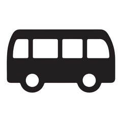 Minimalist Bus Icon Vector – High-Quality SVG & PNG Download