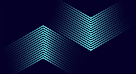 Futuristic abstract blue background with overlap layer. Future technology concept. Modern geometric shapes lines design elements. Glowing blue lines