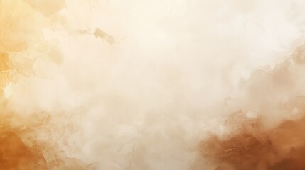 Beautiful abstract painting with warm tones and soft textures for a calming atmosphere, mocha mousse trend color