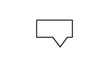 Businessman holding a message icon,simple SMS icon on white background.