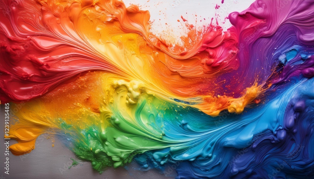 Canvas Prints abstract colorful background with water