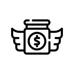 financial line icon