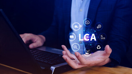 LCA, Life cycle assessment concept, ISO LCA standard aims to limit climate change, Methodology for...