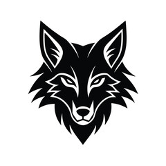 Fototapeta premium wolf head tattoo
