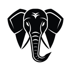 illustration of an elephant head