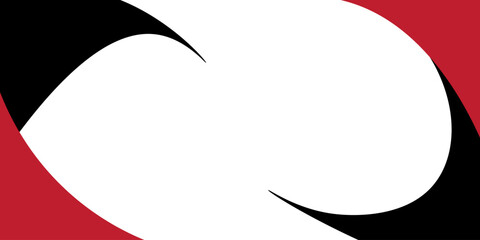 abstract black red curved banner design background
