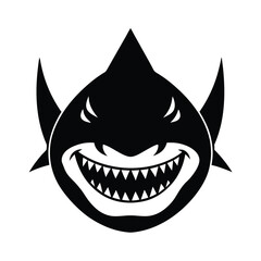 Naklejka premium shark cartoon