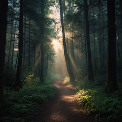 Obraz premium Forest Path