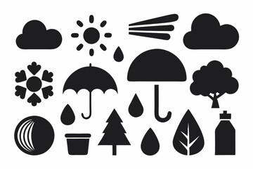 Weather and Nature Icons Collection