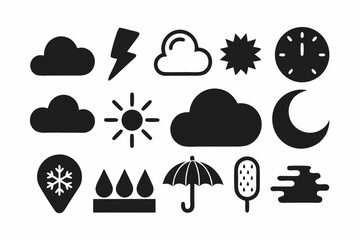 Weather and Nature Icons Collection