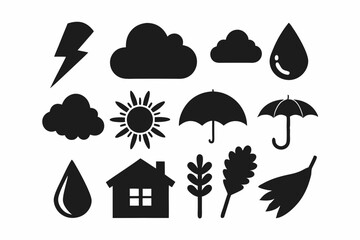 Weather and Nature Icons Collection