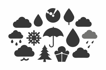 Weather and Nature Icons Collection