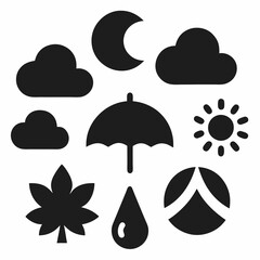 Weather and Nature Icons Collection