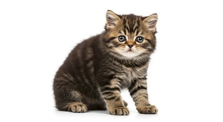 Obraz premium Adorable Kitten Cute Tabby Cat Pet Animal Feline Fluffy Small Young Domestic Mammal Wildlife Home