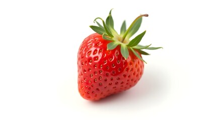 Strawberry on white background