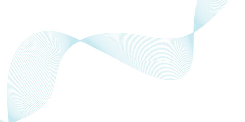 Abstract vector background with blue wavy lines. Blue wave background. Blue lines vector illustration. Curved wave. Abstract wave element.	