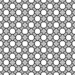 Black and white seamless abstract pattern. Background and backdrop. Grayscale ornamental design.