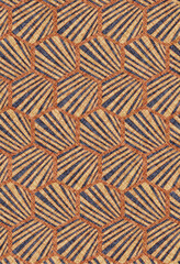 Naklejka premium Kilim and Navajo Vector Carpet modern Pattern with trending colors in high resolution 