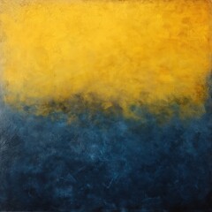 Obraz premium Vibrant yellow and deep blue gradient abstract textured background