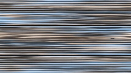 Abstract metallic waves in motion with soft reflections and textures