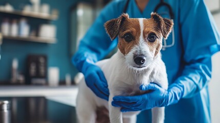 dog animal pet at veterinary diagnostics specialist, 16:9