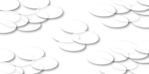 Gray bokeh blurred abstract for background. Abstract Circle Background Vector Illustration. White background with many white circles. Textured wall design featuring various circular shapes.
