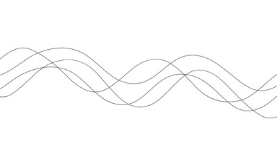 abstract black curved lines design suitable for background.