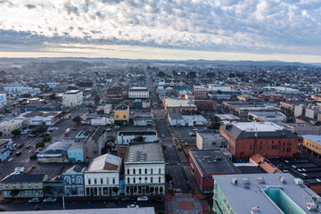Eureka California Sunrise Drone Photo