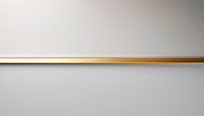 a easy minimal design with a skinny horizontal gold line dividing the pinnacle and bottom with the bottom 1/2 left blank for reproduction space