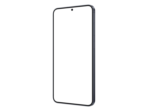 Photo of smartphone similar to android device without background. Blue black color. Template for mockup
 - Powered by Adobe