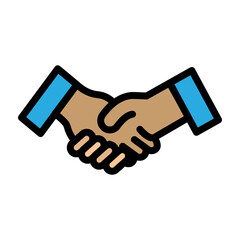 Hired Vector Filled Icon Design