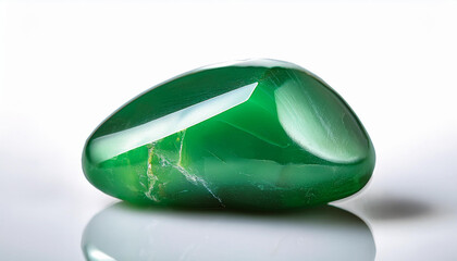 jade gem isolated on obvious history generative ai