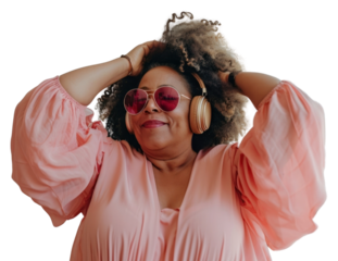 PNG 50 years old woman glasses adult pink.