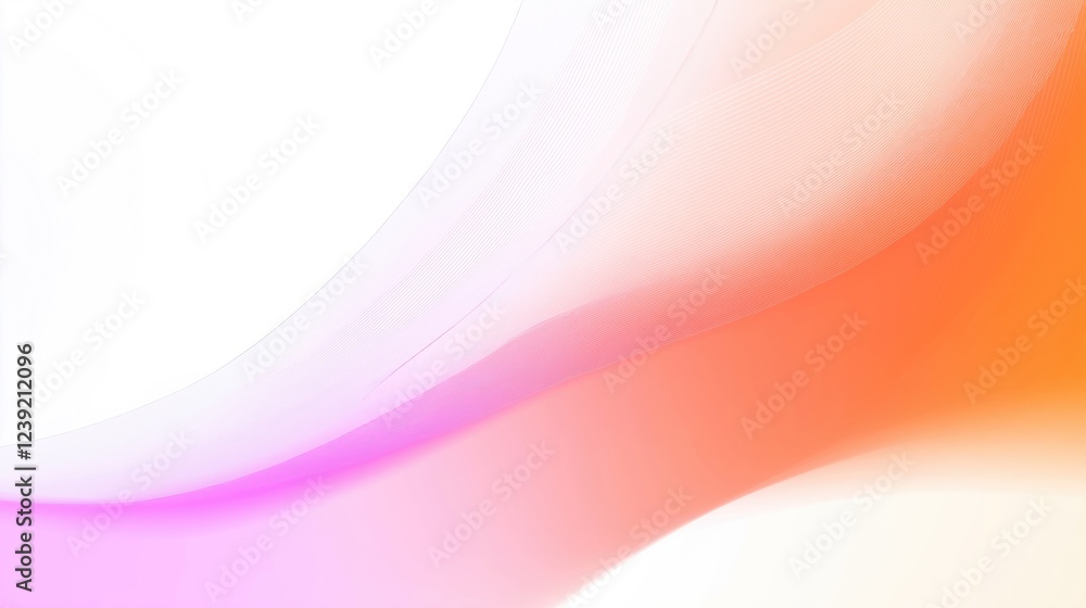 Aufkleber abstract line and blur colors background. radiant light arcs in ethereal abstract shapes. flowing cu