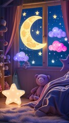 Mond und Sterne als perfekte Nachtbeleuchtung
