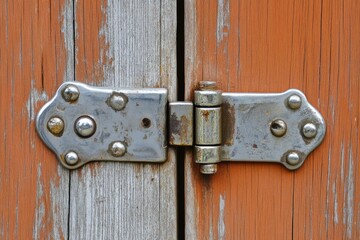 Premium Oak Door Hinge. Solid Chrome Metal Design for Enhanced Shiny Finish