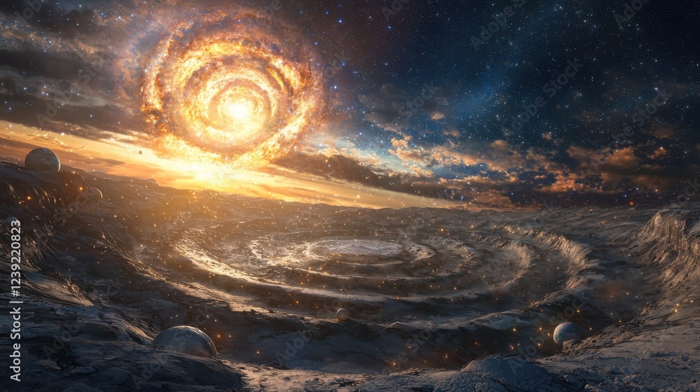 Aufkleber exploring cosmic layers a visual journey through the infinite depths of the universe