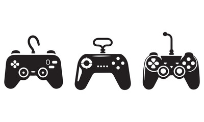 vector illustration of a game controller