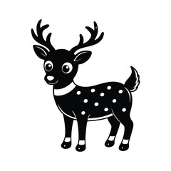 a cute deer vector illustration