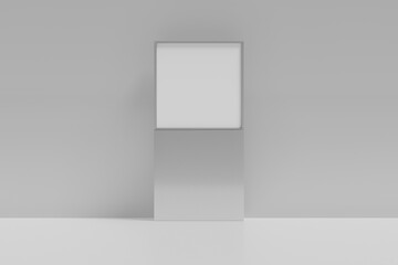 Blank advertising stand banner 