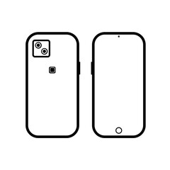 phone isolated on white