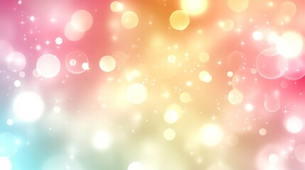 Colorful Bokeh Lights Abstract Background