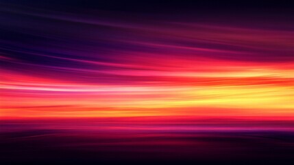 Vibrant Sunset Sky with Red Orange and Purple Clouds