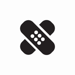 medical plaster icon sign vector