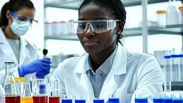 Collaborative Research in Lab with Diverse Scientists