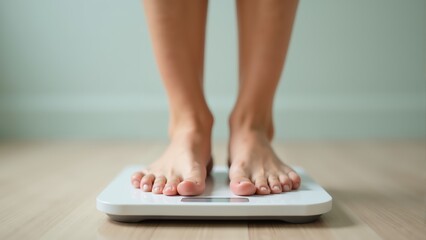 Weighing in on health with determination in a minimalist setting