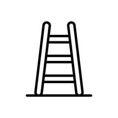 ladder icon line vector design