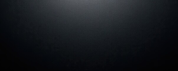 Fototapeta premium Deep black leather, polished surface, minimal texture , detail, automotive