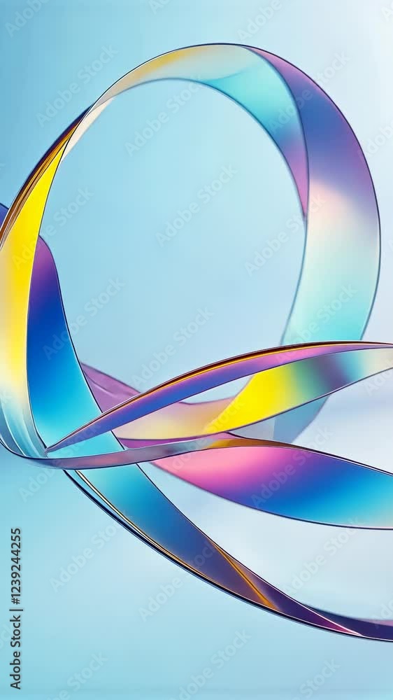 Poster pastel colors merging softly holographic, swirling together in fluid abstract pattern background, ge